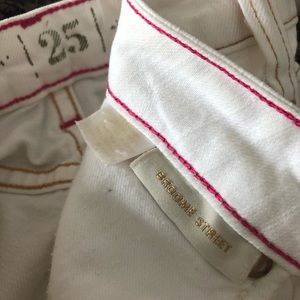 Kate Spade Broome Street white jeans